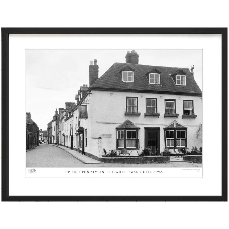 Upton Upon Severn, The White Swan Hotel C1955 by Francis Frith - Single Picture Frame Print, 28cm H x 36cm W x 2.3cm D