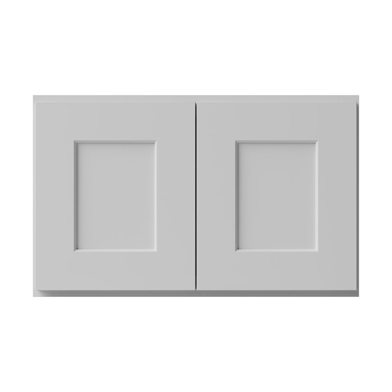 Armoire de cuisine en bois massif prête à assembler, White, H 15 po x l 27 po x P 12 po