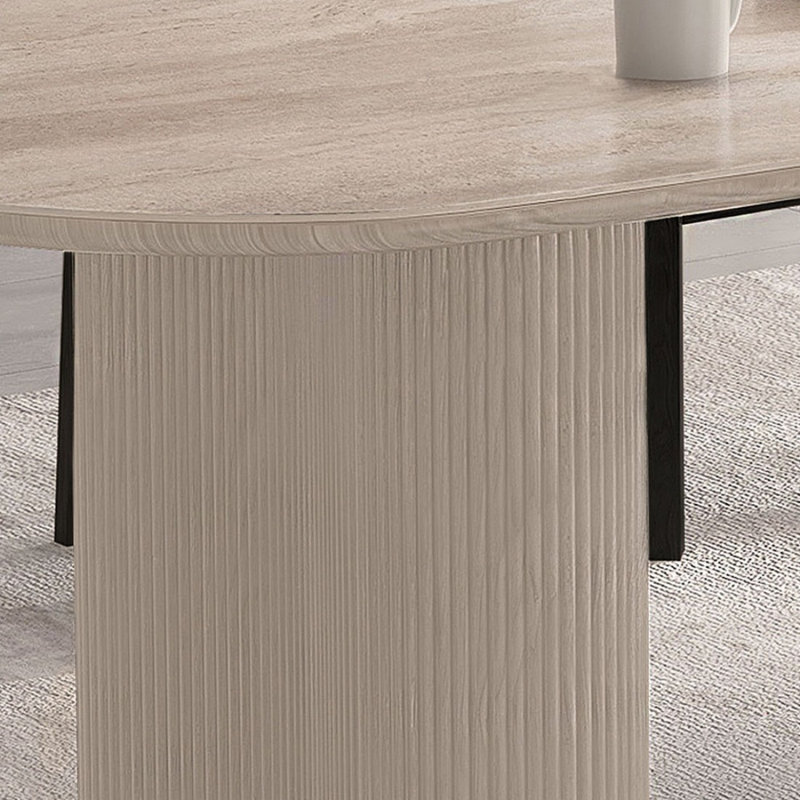 Table de salle à manger Modern, H 29,53 po x L 62,99 po x l 31,5 po