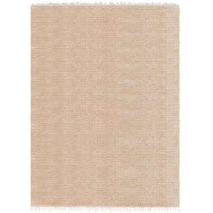 Tapis biscuit tissé à la main 9 pi 10 po x 13 pi 1 po Athena