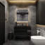 Ensemble de meuble-lavabo simple mural 42 po Golitz-1858052757