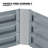 Raised Garden Bed Kit Outdoor Metal Gardening Planter Box for Vegetable Elevated Flower Succulents-958070829