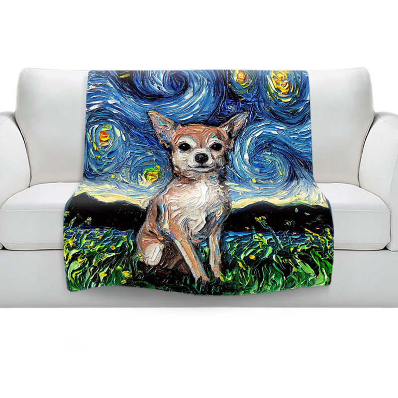 Couverture sherpa doux , 51 po x 60 po