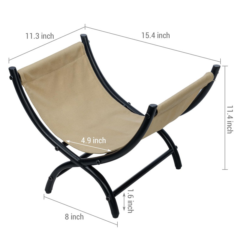 39.1cm W Metal Log Rack