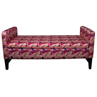 Banc de rangement rembourré Demyah