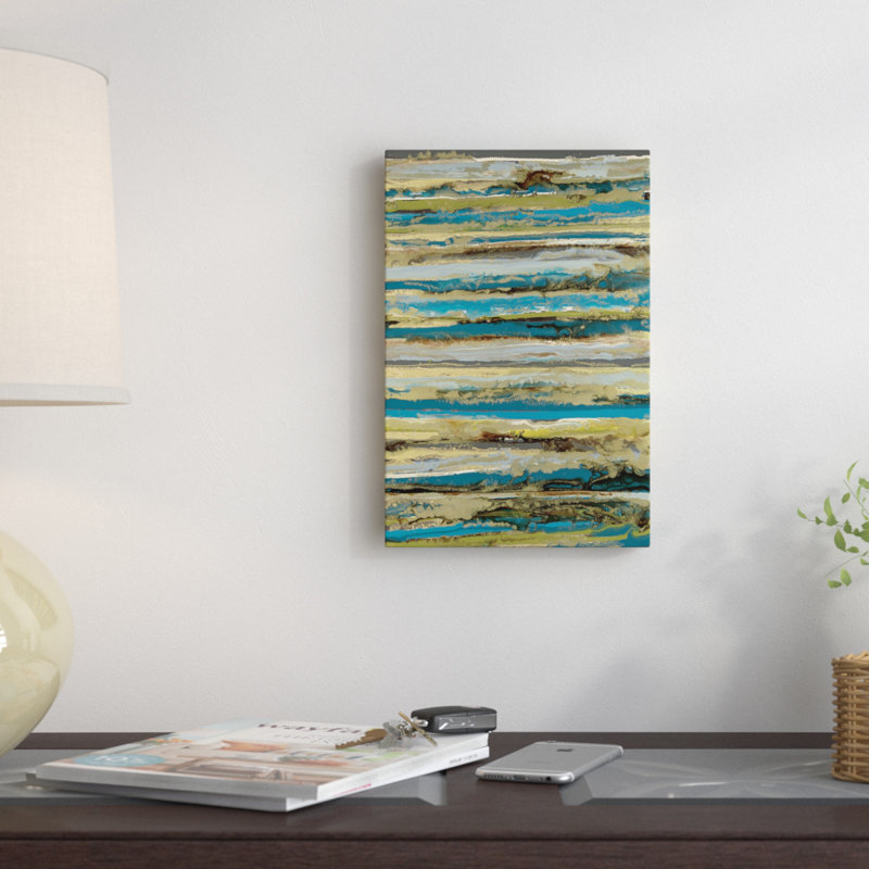 « lines », reproduction d’art sur toile, Papier d'art encadré noir, H 24 po x l 16 po x P 1 po