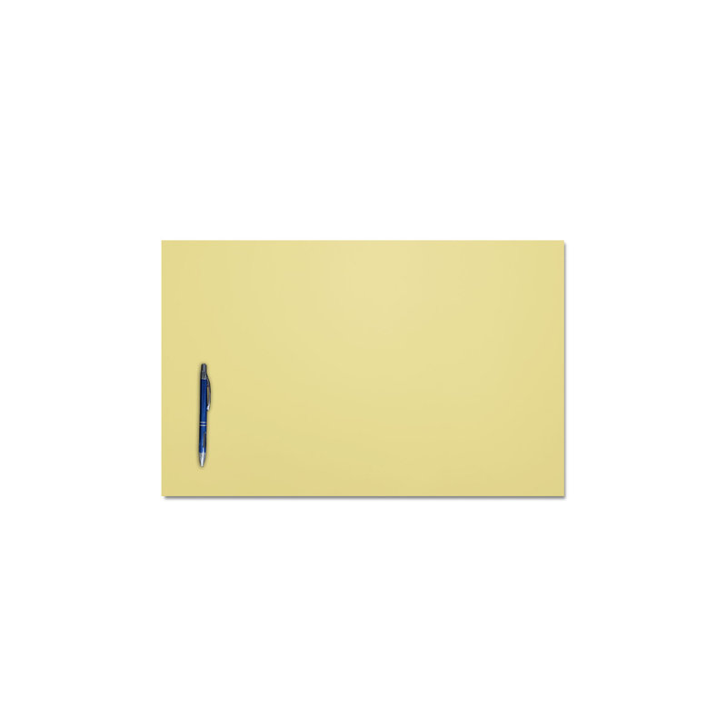 Sous-main Creekden, H 14 po x l 22 po, Jaune pastel