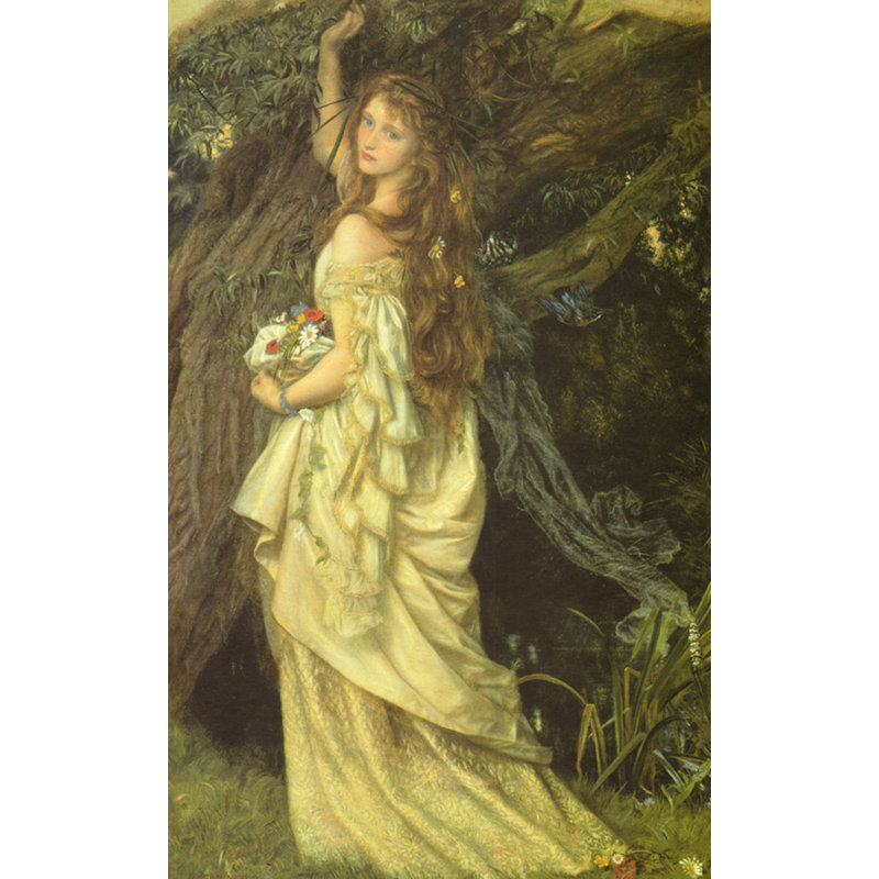 Ophelia, ca. 1865 MCG-PF1143, H 24 po x l 15 po