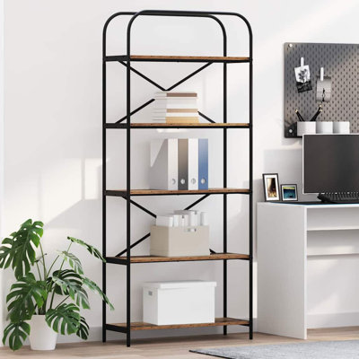 Bookshelf Engineered wood Modern Freestanding Bookshelves Organizer