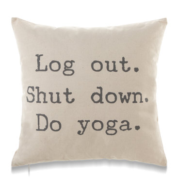 Yoga Cotton Pillow Cover