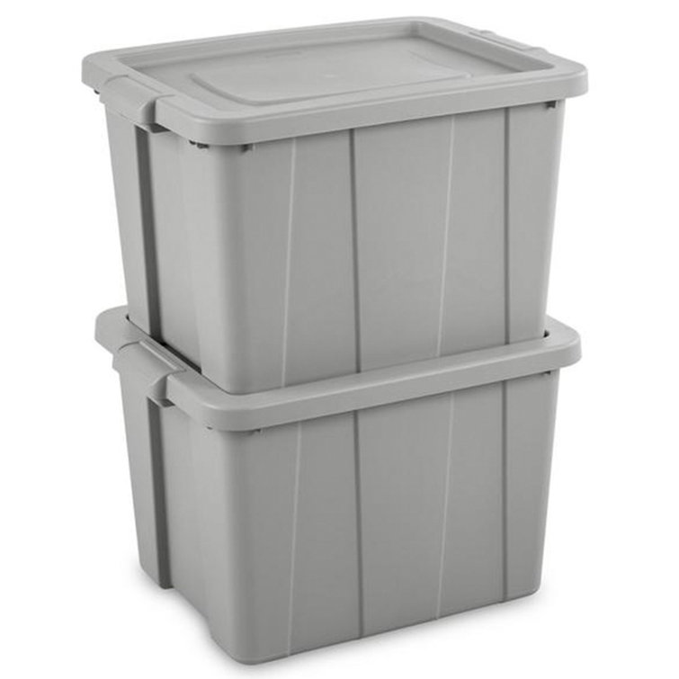 Sterilite Tuff1 Latching 18 Gallon Plastic Storage Container & Lid