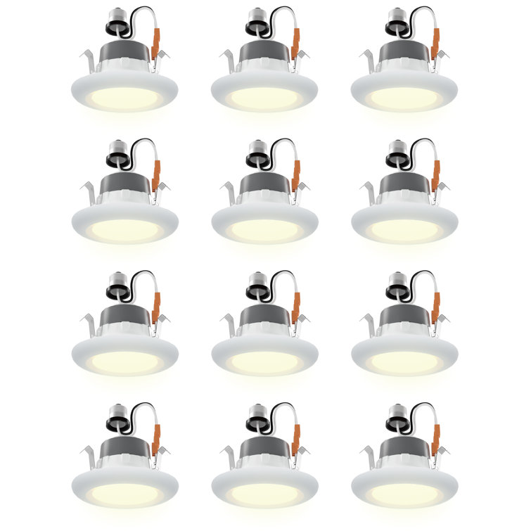 Retrofit LED Recessed Lighting 4 Inch, Indirect Light Dimmable Can Lights