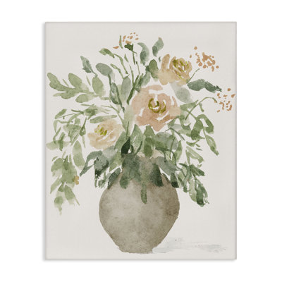 «Peach Roses Bouquet» par Lucille Price