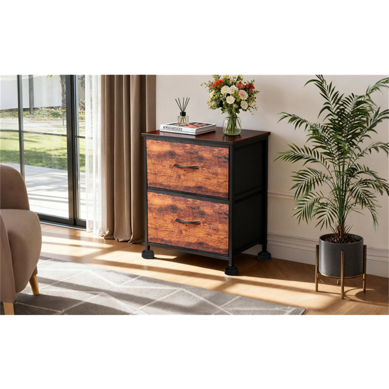 Nightstand with Drawer  for Bedroom and Dorm