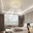 19.68" - Dimmable Led Crystal Ceiling Fan With Led Lights-565190399