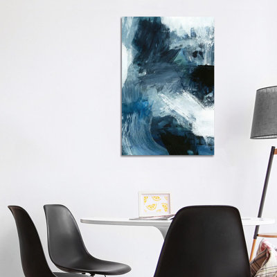 Composition In Blue III by Victoria Barnes - Wrapped Canvas Gallery-Wrapped Canvas Giclée