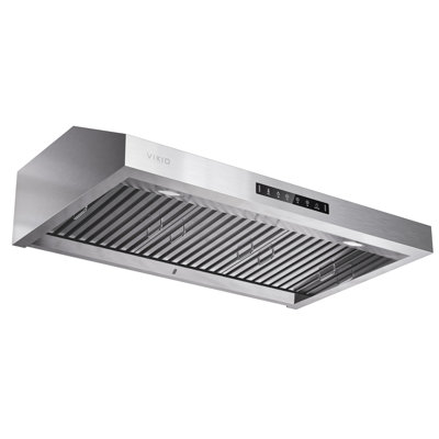Hotte sous un meuble à conduit 36 pouces 900 pi³ / min VIKIO en acier inoxydable avec contrôle des mouvements