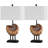 Lanz Resin Table Lamp