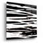  «Streaking Paths 4» par Alonzo Saunders, art mural en verre acrylique, 12 po x 12 po