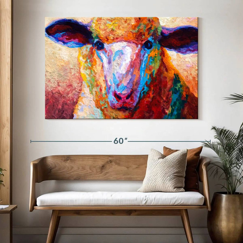 Brampt Dorset Ewe, 34" H x 51" W