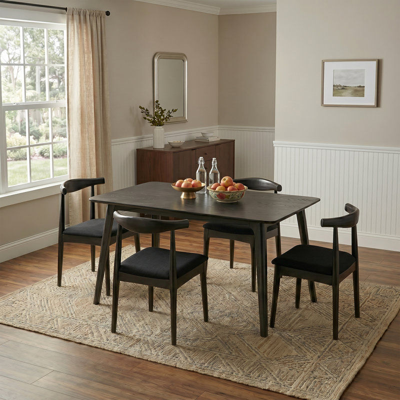 Solid Table And Solid Chairs Set 