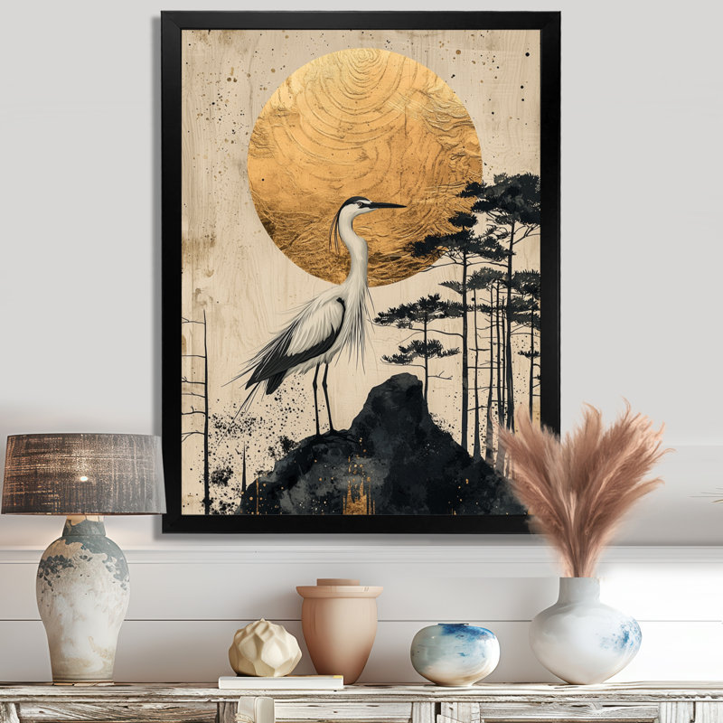 Ayvian - animaux, reproduction d'art sur toile, H 20 po x l 12 po, Reproduction encadrée d'une seule photo, Noir