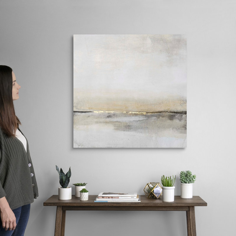 " Horizontal Flow I " by Timothy O' Toole, Wrapped Canvas, 30" H x 30" W, No Frame