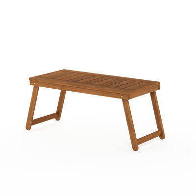 Solid Wood Top Coffee Table