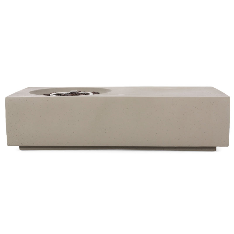 Modern Grey Magnesium Oxide Garden Fire Pit - 50,000 With Oxide, Modern, Color