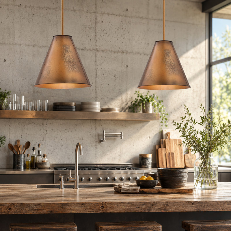 Ouellet 1 - Light Antique Bronze Pendant