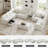 Storage U-Shaped Sectional Corner Sofa With Two Ottomans-1872039478
