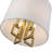 4 - Light Gold Single Chandelier