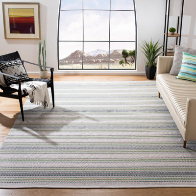 Breckenridge Hand Woven Cotton Striped Rug