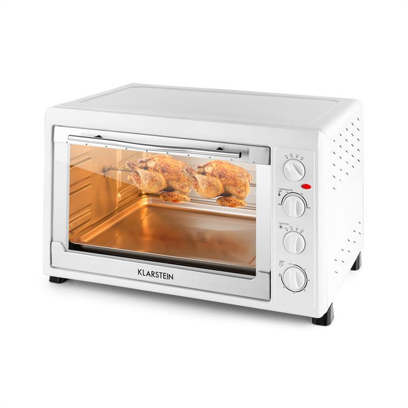 Klarstein Toaster Oven with Rotisserie, Black