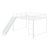 Twin Over Twin Size Metal Bunk Bed With Slide And Guardrails-1857813488