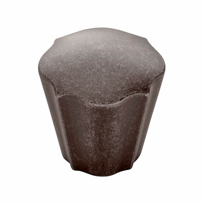 Poignée conique de la collection Trellis - Poignée d'armoire de 1 3/16 po de diamètre en nickel noir - Quincaillerie traditionnelle pour tiroirs et armoires