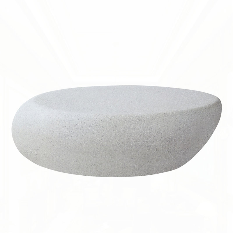 Fiberglass Elliptical Coffee Table
