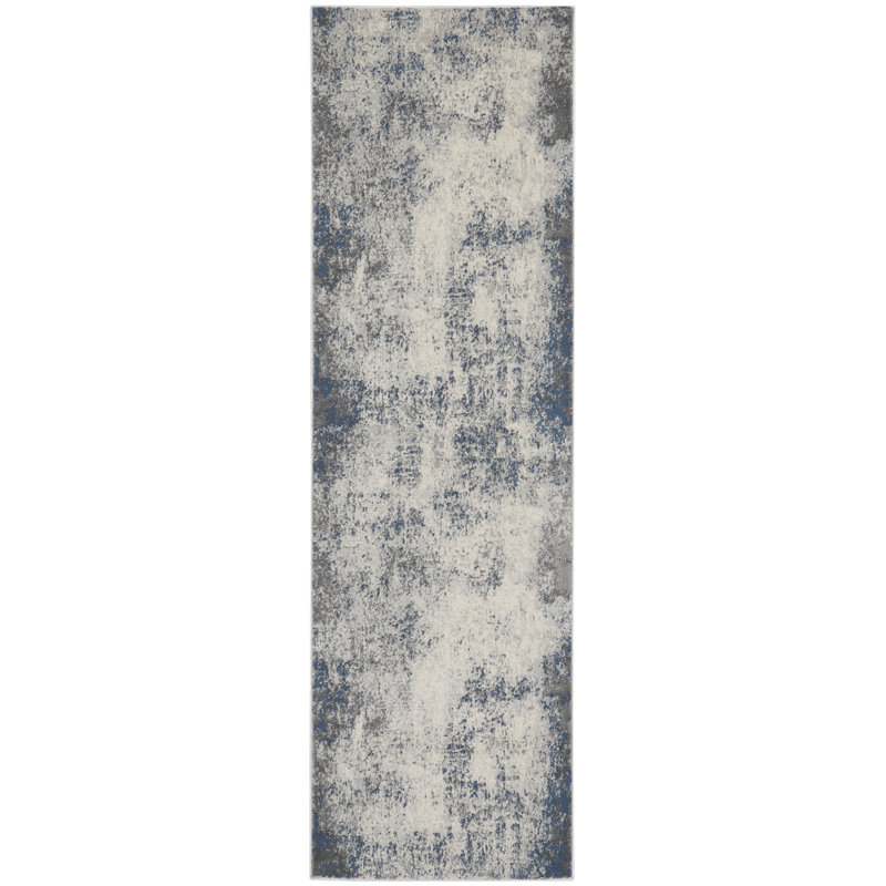 Hebersham Abstract Area Rug, Runner 66 x 209cm