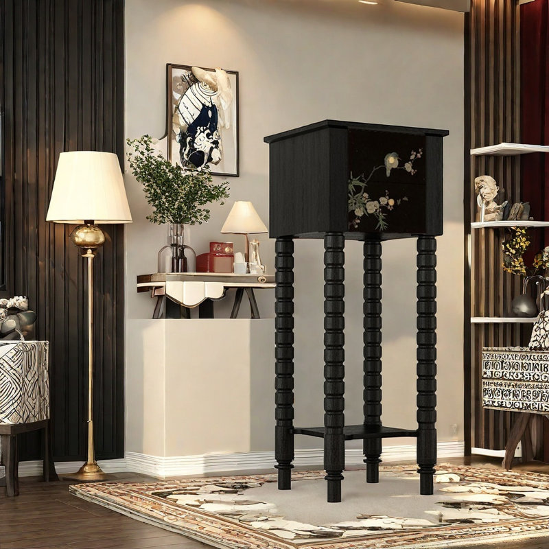 Armoire d'appoint rétro élégante et sophistiquée
