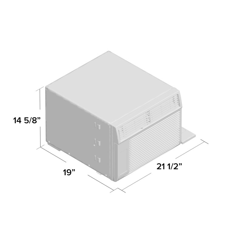 Koldfront 12000 BTU White Window Air Conditioner with Remote