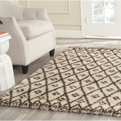 Tapis en laine / coton touffeté à la main Alumita