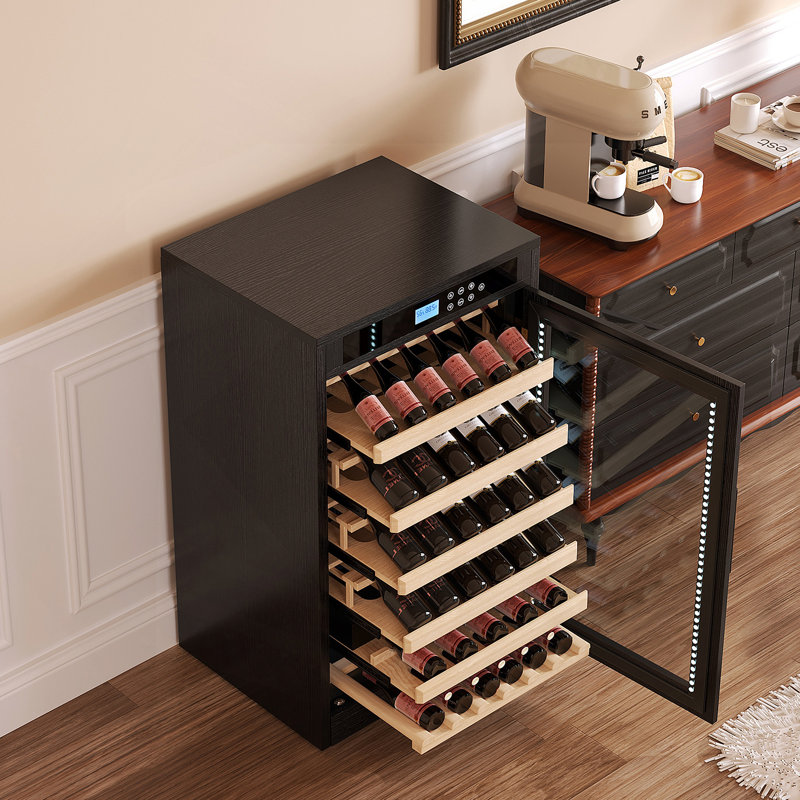 LED Touch Screen Display Constant Temperature Wine Cabinet