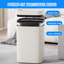 Poubelle avec couvercle automatique 3 modes 14L sans piles