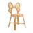 Cleto Rattan Kids Chair With Butterfly Back, Novelty Chair For Playroom/Kids Room/Bedroom