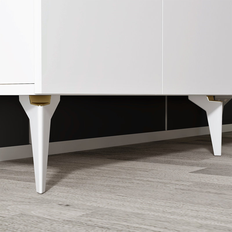 Olivia 80cm Sideboard, White