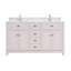 60" Finish Solid Wood Sink Vanity With 1' Artificial Stone Top-536284928-536284938