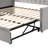 Twin Size Upholstered Daybed With Pop Up Trundle-704368800