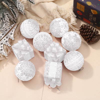 Christmas Balls 9 Pcs Christmas Tree Decorative Ornaments For Christmas Tree Holiday Wreath Decoration