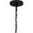  5-Light Matte Black Chandelier