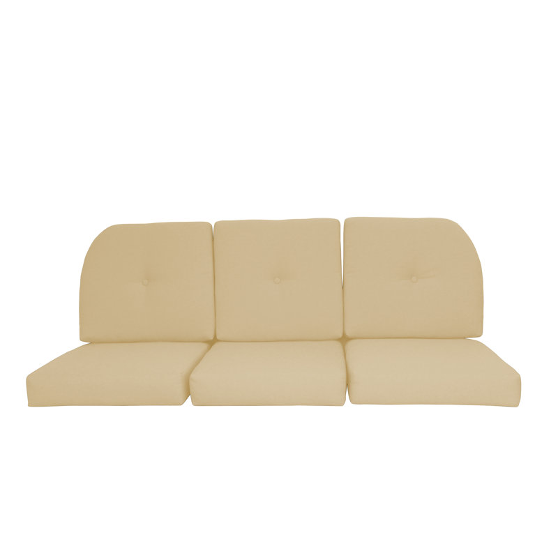  Coussin de siège en osier intérieur / extérieur Sunbrella, Sable